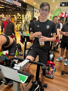 Auch die Kegler waren mit vollem Elan dabei